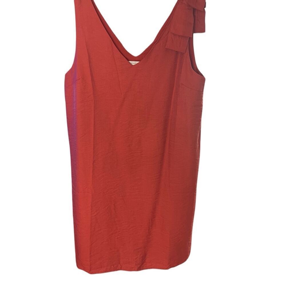Crescent Sleeveless Cocktail Dress, Rustic Orange, Party, Date, Vacation, L - Picture 3 of 8